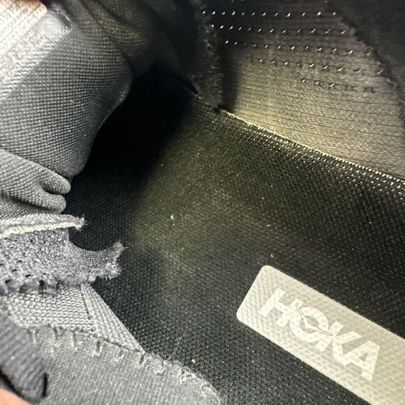 Hoka One One Arahi 7 Sneakers Black White Lace Up Comfort Active Low Womens 10 B - Picture 9 of 13